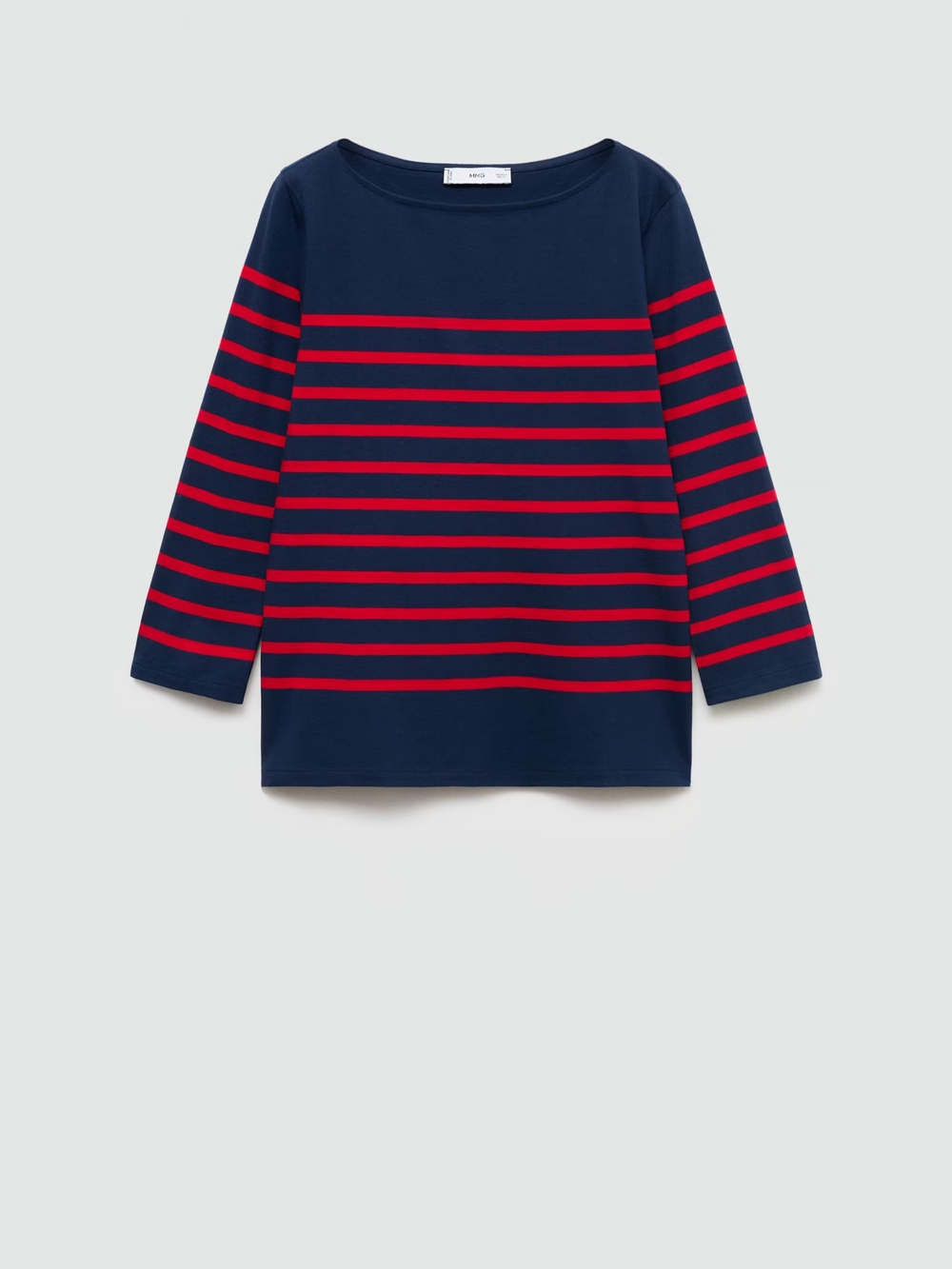 Kids Navy & Red Striped Long-Sleeve Top
